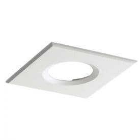 GAP LIGHTING Collerette carrée pour spot encastrable DLX10 blanc