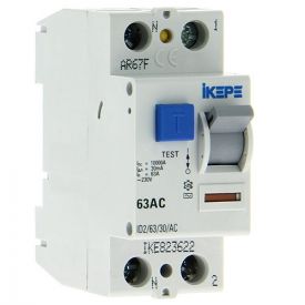 IKEPE Interrupteur différentiel 63A 30mA type AC 230V