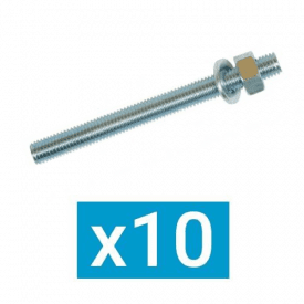 ING FIXATIONS Tige filetée M12 x 115 - Sachet de 10 - A060080