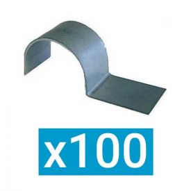 ING FIXATIONS Crochet métal pour fixation gaine D20 - Boite de 100 - A341020
