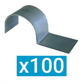 ING FIXATIONS Crochet métal pour fixation gaine D25 - Boite de 100 - A341040