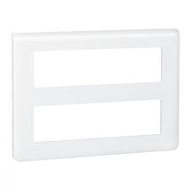 LEGRAND Mosaic Plaque horizontale 2x8 modules blanc - 078837