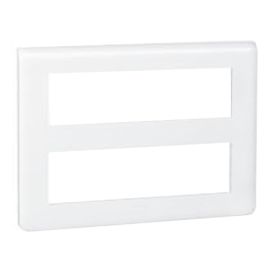 LEGRAND Mosaic Plaque horizontale 2x8 modules blanc - 078837L