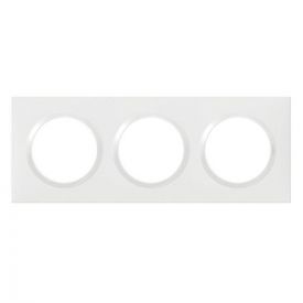 LEGRAND Dooxie Plaque triple blanc - 600803