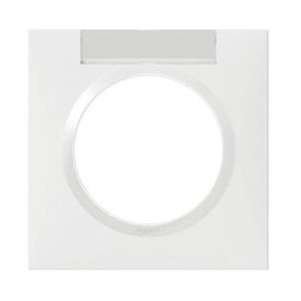LEGRAND Dooxie Plaque simple avec porte étiquette blanc - 600942