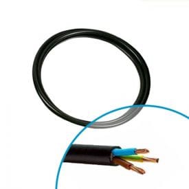 Câble électrique R02V 3G6² B/M/VJ NEXANS - Couronne de 5m