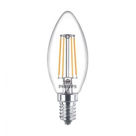 PHILIPS Ampoule LED filament E14 230V 4,3W(=40W) 470lm 2700K LEDcandle flamme - 808535