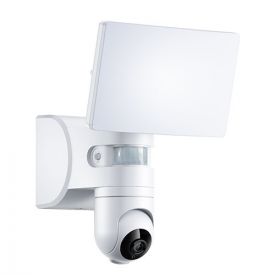 HOME SECURE Caméra de surveillance extérieure Wifi avec projecteur LED 20W 1400lm blanc
