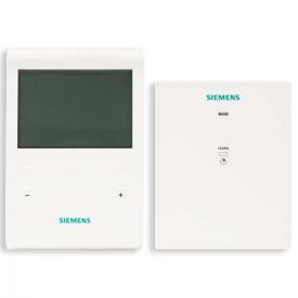 SIEMENS Thermostat d'ambiance tactile programmable 5+2 sans fil + 1 récepteur