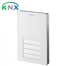 Siemens Appareil d'ambiance saillie KNX blanc avec sonde de température et touches configurables