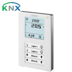 SIEMENS KNX Appareil d'ambiance avec écran LCD et sonde QMX3.P37