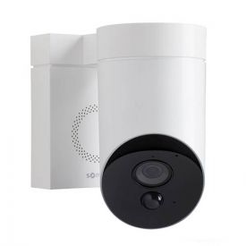 Caméra de surveillance extérieure SOMFY blanche avec sirène intégrée - 2401560