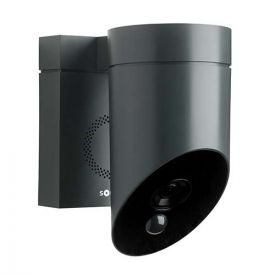 Caméra de surveillance extérieure SOMFY grise avec sirène intégrée - 2401563