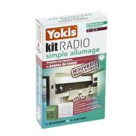 YOKIS Power Kit radio simple allumage télécommande murale et télérupteur  - KITRADIOSAP