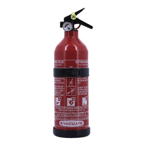 ANGELEYE Extincteur poudre ABC avec manomètre - 1KG