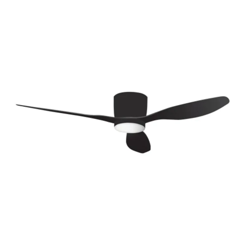 ventilateur de plafond lumineux arlux eole noir