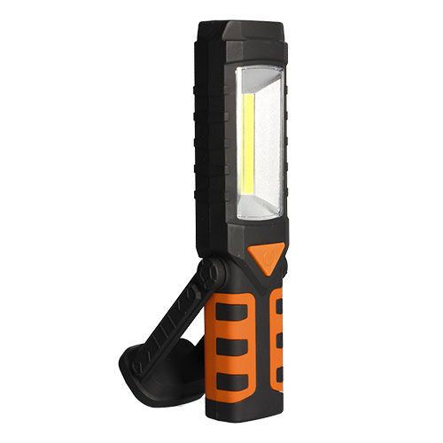 Lampe torche LED rechargeable Arlux BX3 noire et orange