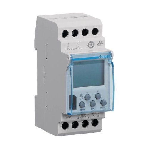 interrupteur horaire Hager - vue de profil