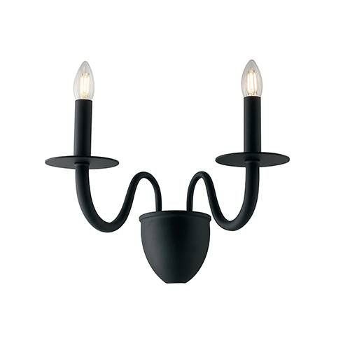 Applique E14 LUCE DESIGN Noir ARMSTRONG - I-ARMSTRONG/AP2 NER