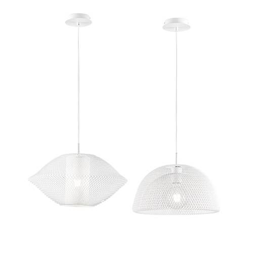 Suspension E27 LUCE DESIGN Blanc HAREM - I-HAREM-S40