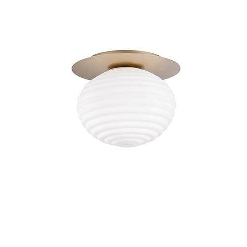 Plafonnier E27 LUCE DESIGN Or RIPPLE - I-RIPPLE-PL35-ORO