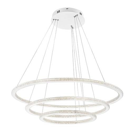 Suspension LED LUCE DESIGN 87W Blanc BRYANT - LED-BRYANT-S3C