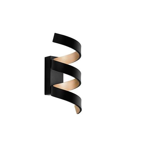Applique LED LUCE DESIGN 9W Noir or HELIX - LED-HELIX-AP3C NER