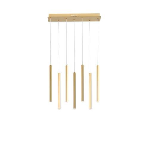Suspension LED LUCE DESIGN 35W Or PYPE - LED-PYPE-SQ7-ORO