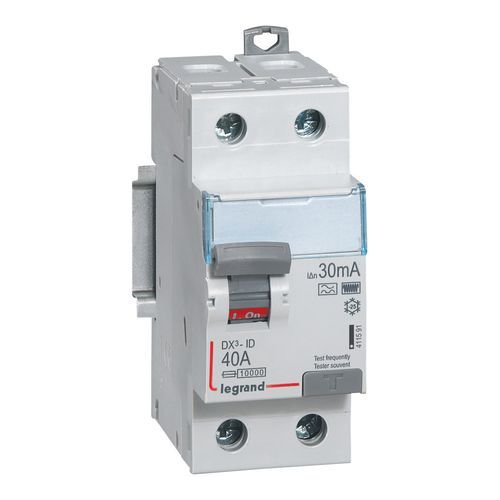Interrupteur différentiel Legrand DX3 40A 30mA type F 230V