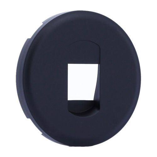 Enjoliveur prise haut-parleur simple noir LEGRAND Céliane