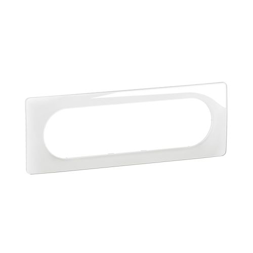 Plaque 6 à 8 modules blanc emaille LEGRAND Céliane