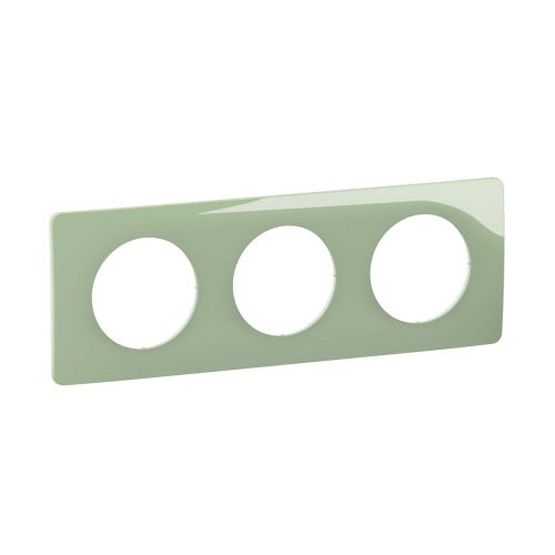 Céliane Plaque triple vert celadon V2, schéma de dimensions.