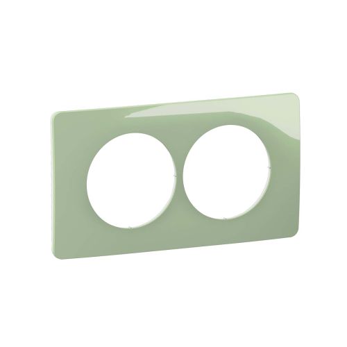 Céliane Plaque double vert celadon E57 V2, visuel produit sur fond blanc.