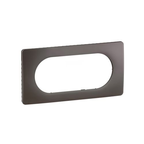 Plaque 4 à 5 modules LEGRAND Céliane gris cendre