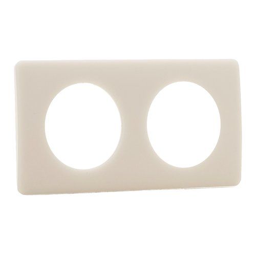Plaque double blanc amande LEGRAND Céliane