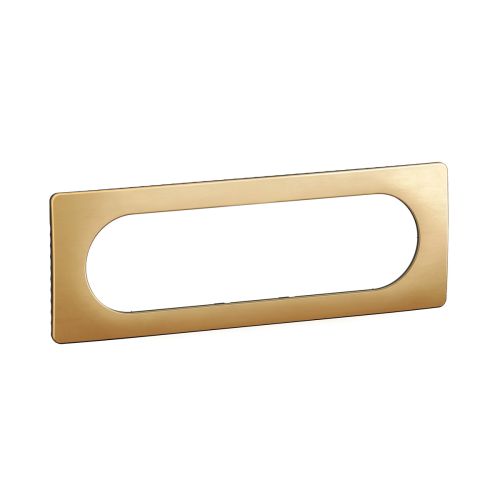 Plaque 6 à 8 modules laiton satine LEGRAND Céliane