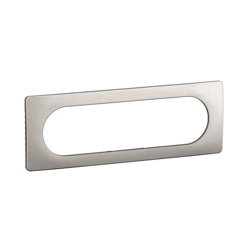 plaque de finition pour 6 à 8 modules Legrand Céliane coloris alu satiné