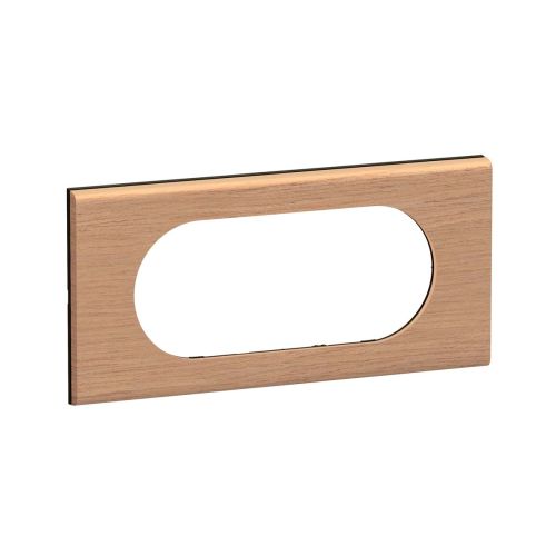 Plaque 4 à 5 modules chêne LEGRAND Céliane
