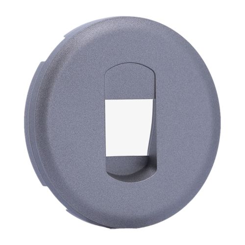 Enjoliveur prise haut-parleur simple titanium LEGRAND Céliane