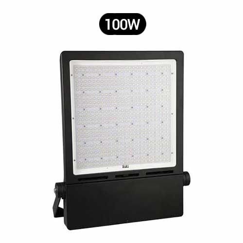 Projecteur LED extérieur 230V 100W 10000lm 4000°K IP65 noir