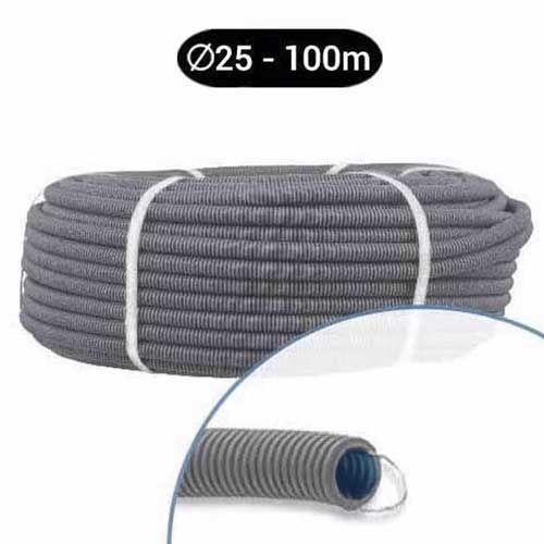 Gaine grise ICTA D25 PROFIFLEX - couronne de 100m