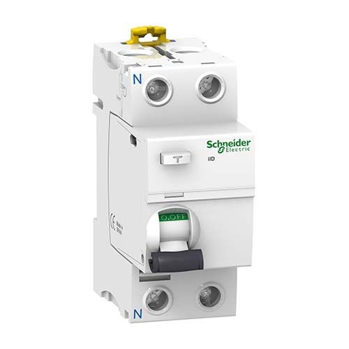 SCHNEIDER Acti9 Interrupteur différentiel iID 2P 40A 30mA type AC - A9R41240