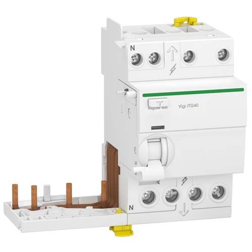 SCHNEIDER Acti9 iTG40 Bloc différentiel Vigi 3P+N 40A 30mA type AC - A9Y12740