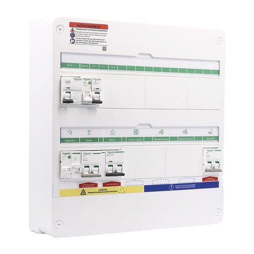 Coffret 18 modules 2 rangées mono 6kWc pour onduleur centralisé SCHNEIDER Rési9 Energy Center