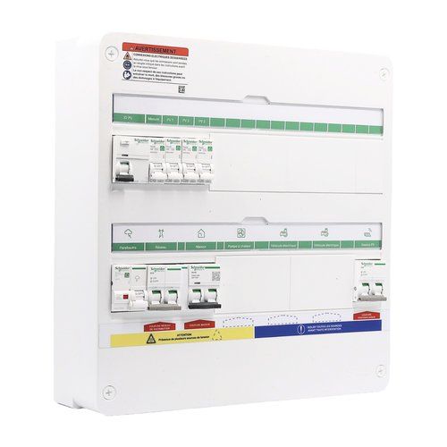 Coffret 18 modules 2 rangées mono 9kWc SCHNEIDER Rési9 Energy Center pour micro onduleur