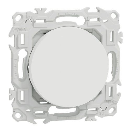 Permutateur Schneider Odace blanc craie