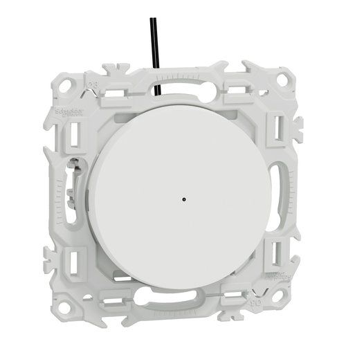 interrupteur va-et-vient lumineux Schneider Odace blanc