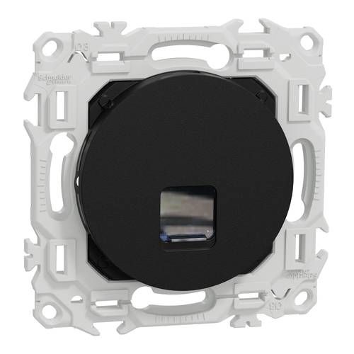 prise RJ45 Schneider Odace noir
