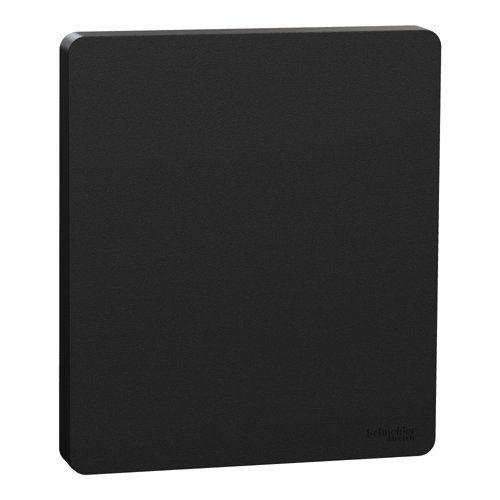 enjoliveur/plaque Schneider Odace Intégral Architecte noir mat