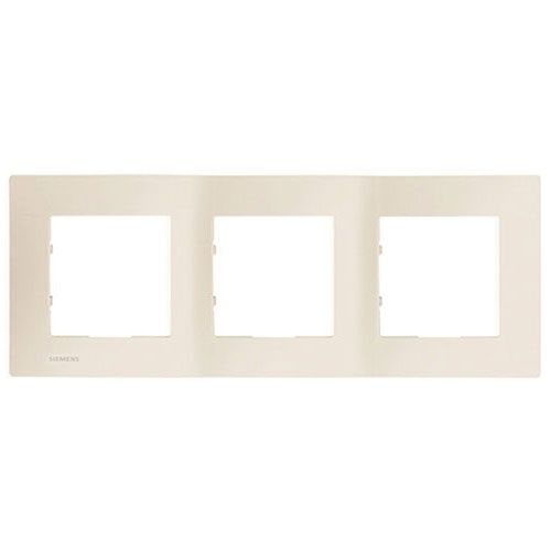 SIEMENS Delta Viva Plaque triple - Beige